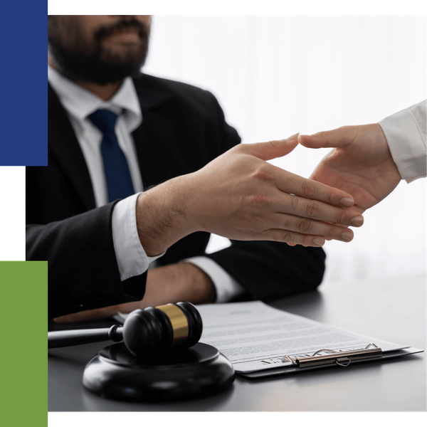 Men shaking hands