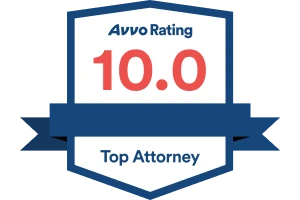 Avvo Rating 10 / Top Attorney - Badge